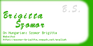 brigitta szomor business card